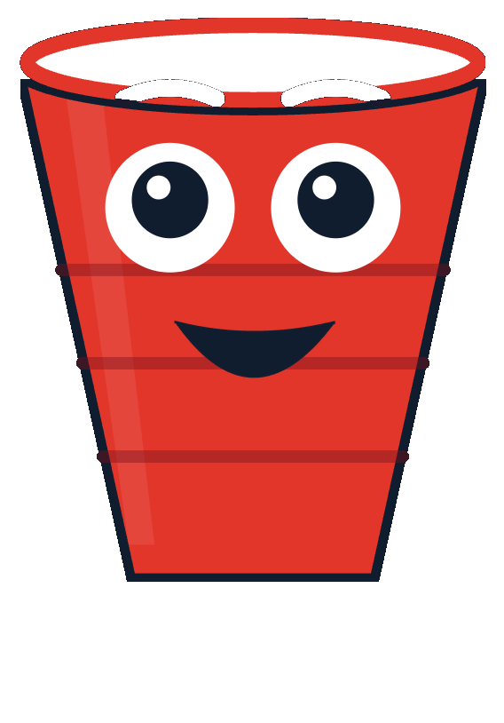 Toby, Island's red cup host, smiling